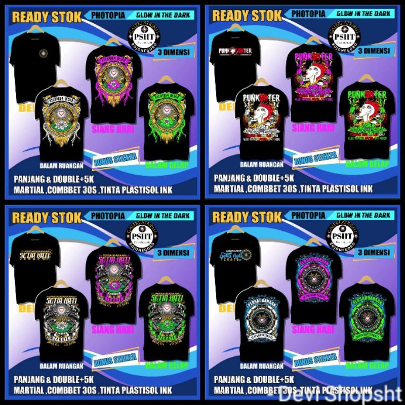 Baju psht 3Dimensi Terbaru