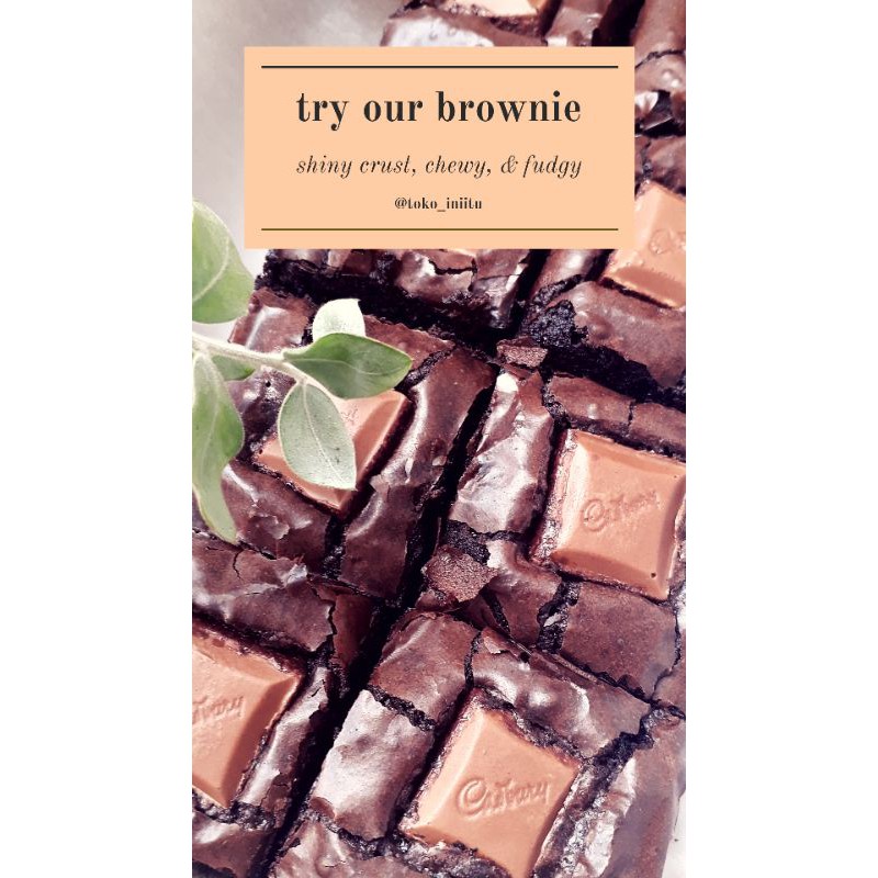 

cadburry fudgy brownie