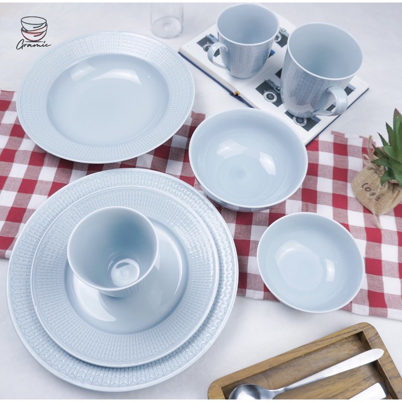 Piring Makan / Piring Mewah / Piring Modern / Piring Set / Piring Keramik