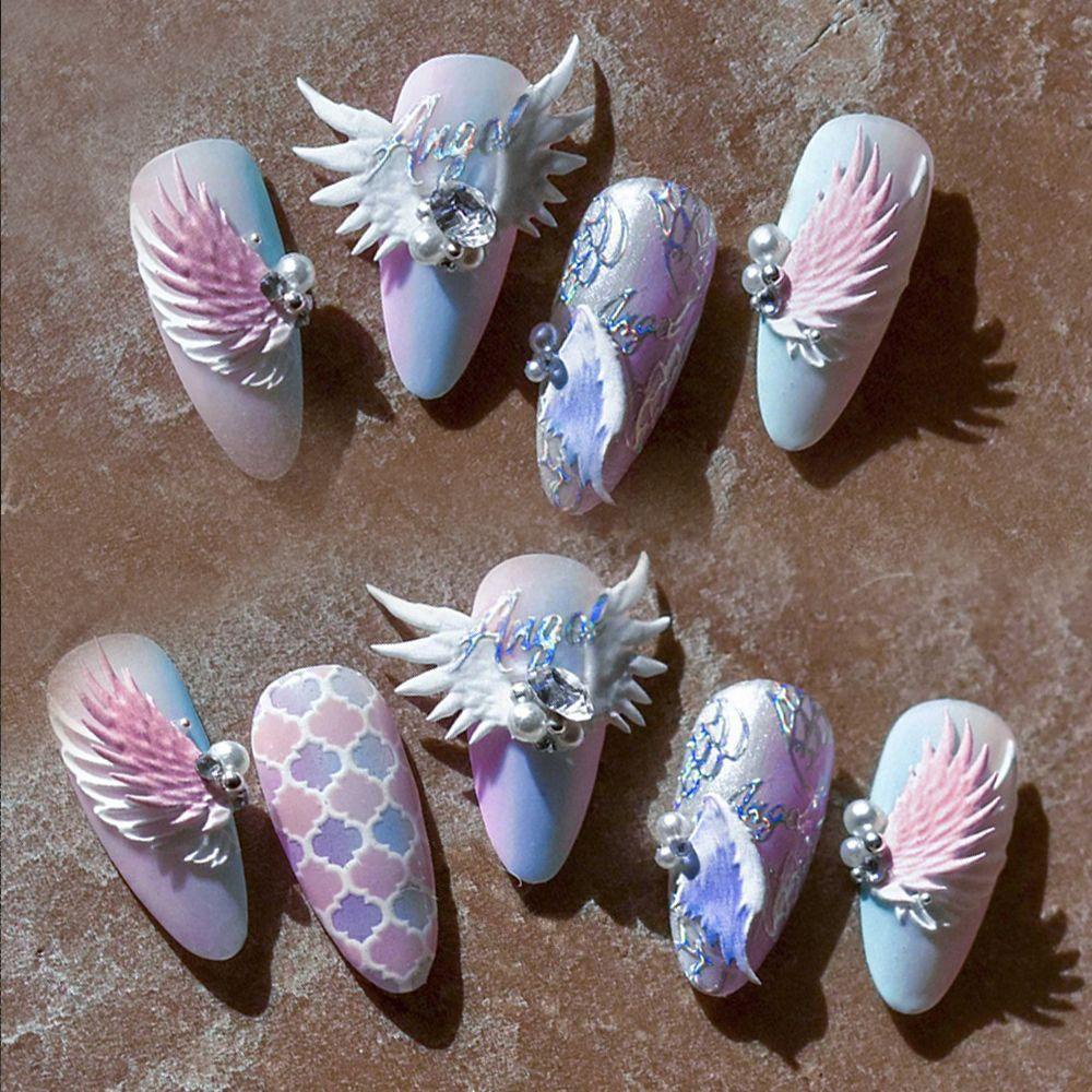 Preva 5D Stiker Kuku Nail Art Wings Angel Transfer Stickers