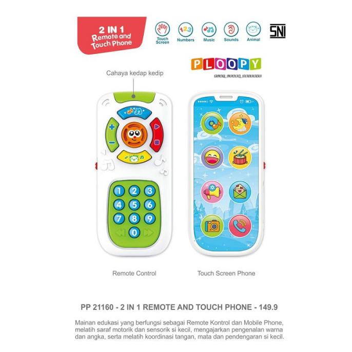 PLOOPY 2IN1 REMOTE AND TOUCH PHONE / PP21160 (MAINAN)