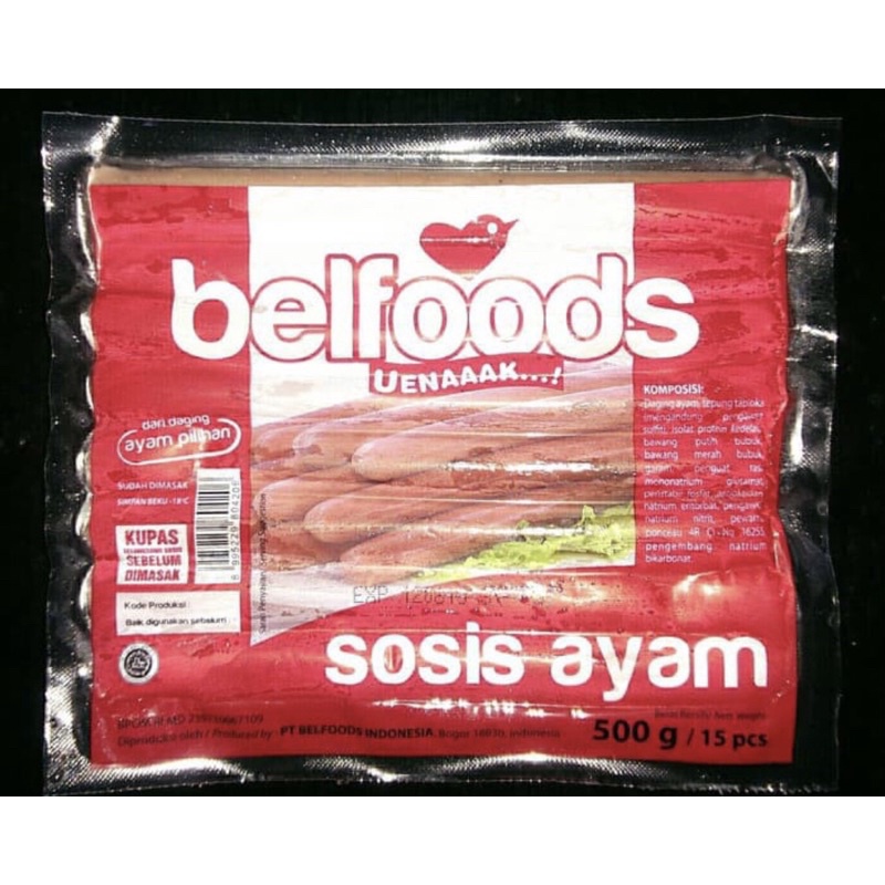 

BELFOODS UENAAAAK SOSIS AYAM 475GR