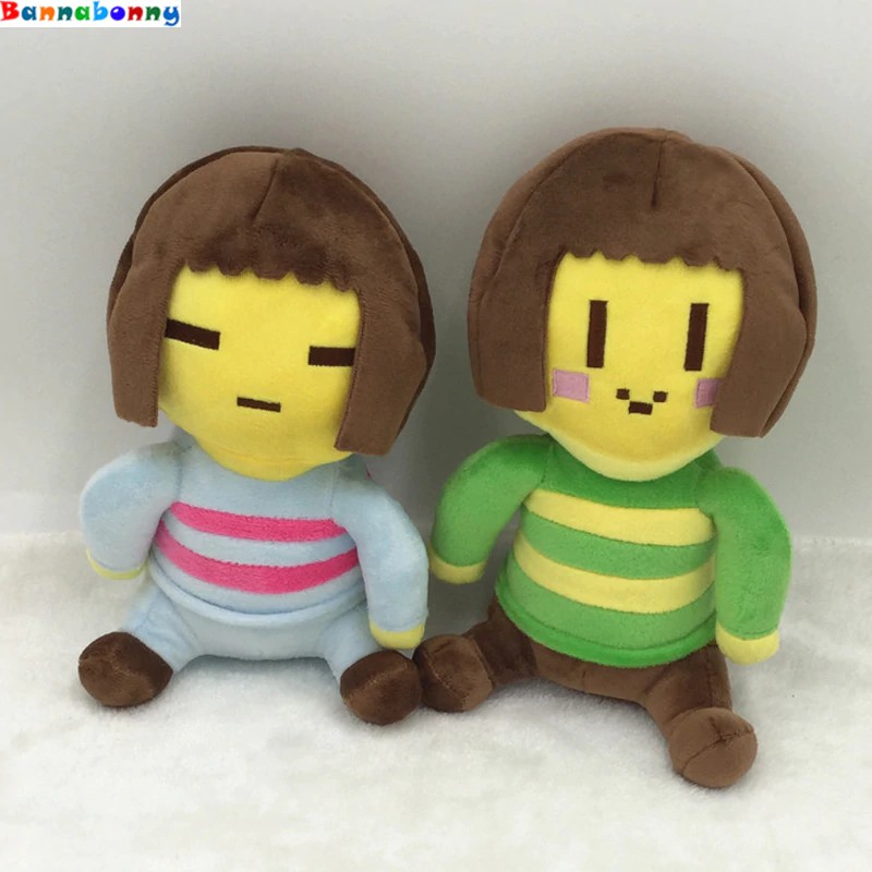 baby toys 1 pcs Undertale Plush Toys 20 cm Undertale Chara & Frisk Plush Doll Toy Soft Stuffed