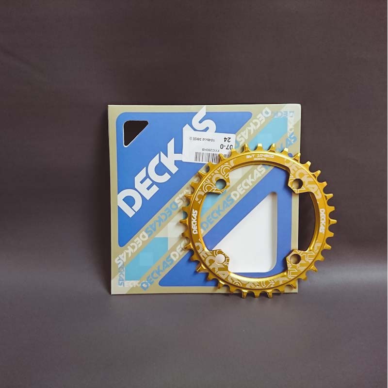 Chainring Deckas Round BCD 104 Narrow Wide 36 T