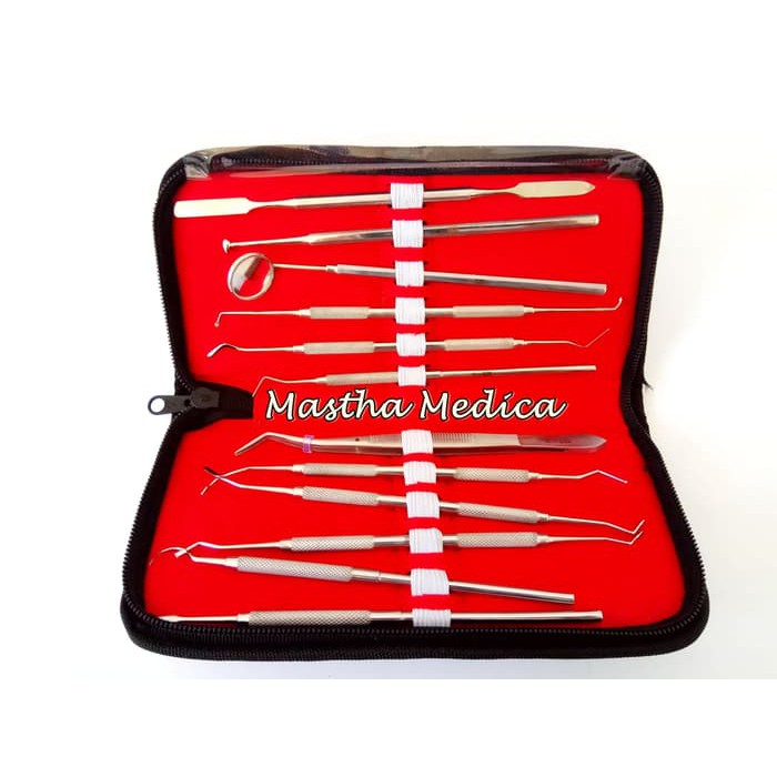 Instrument Alat Alat Dental Kit Set Alat Perawatan Gigi Dokter Gigi Shopee Indonesia