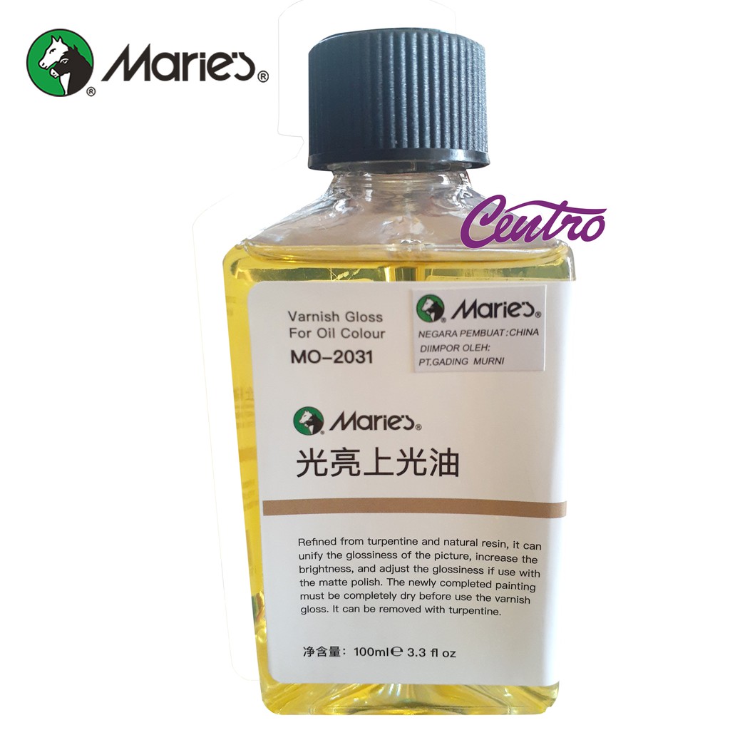 Jual Maries Gloss Varnish For Oil Painting Pelapis Lukisan Cat Mnyak