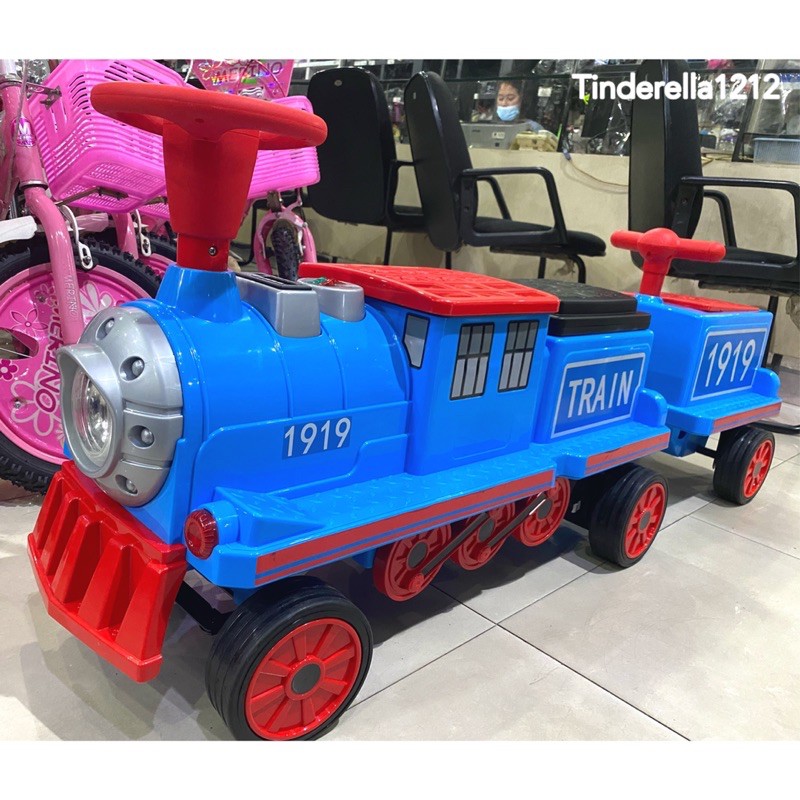 SEPEDA MOBIL AKI ACCU PLIKO HAPPY TRAIN PK-1828N UNTUK 3 ORANG