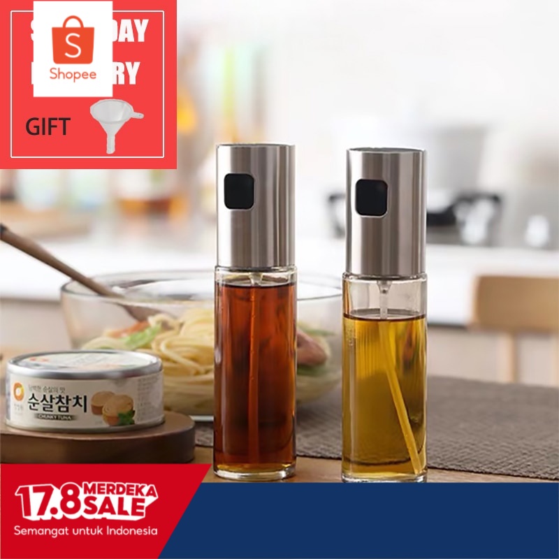 

Overview of One Two Cups Botol Minyak Spray Olive Oil BBQ Chinese Food 100ml - HEA-1075