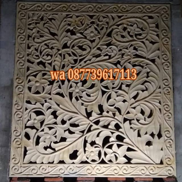 kerajinan batu ukir hiasan dinding relief ornamen loster