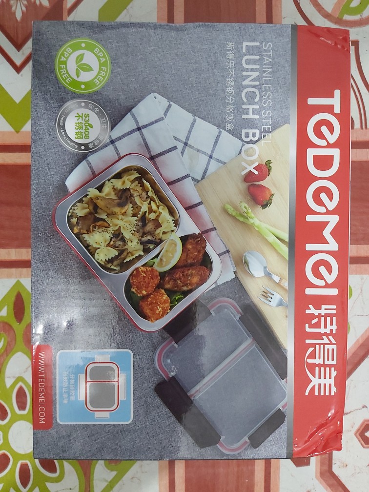 Lunch Box Tedemei Stainlist Kode 6561