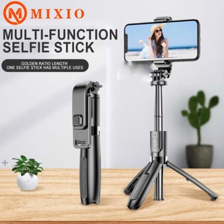 MIXIO L02 Selfie Stick Tongsis Tripod 4 in 1 with Wireless Remote Shutter