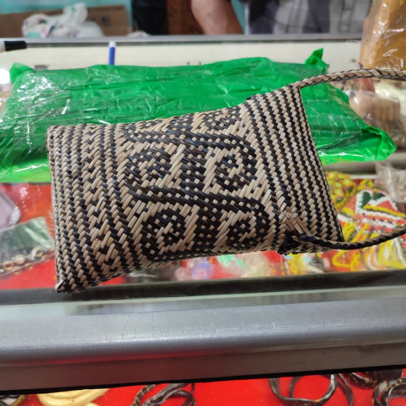 TAS ANJAT / TAS ROTAN SELEMPANG KECIL MUAT HP KUALITAS PREMIUM