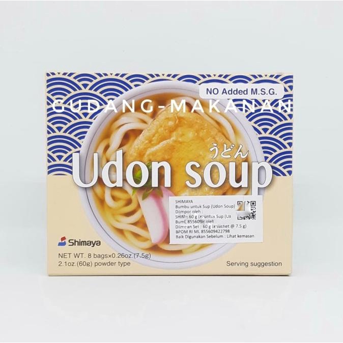 

Shimaya Udon Soup / Udon Soup Instant 60gr - Ekstra Bubble