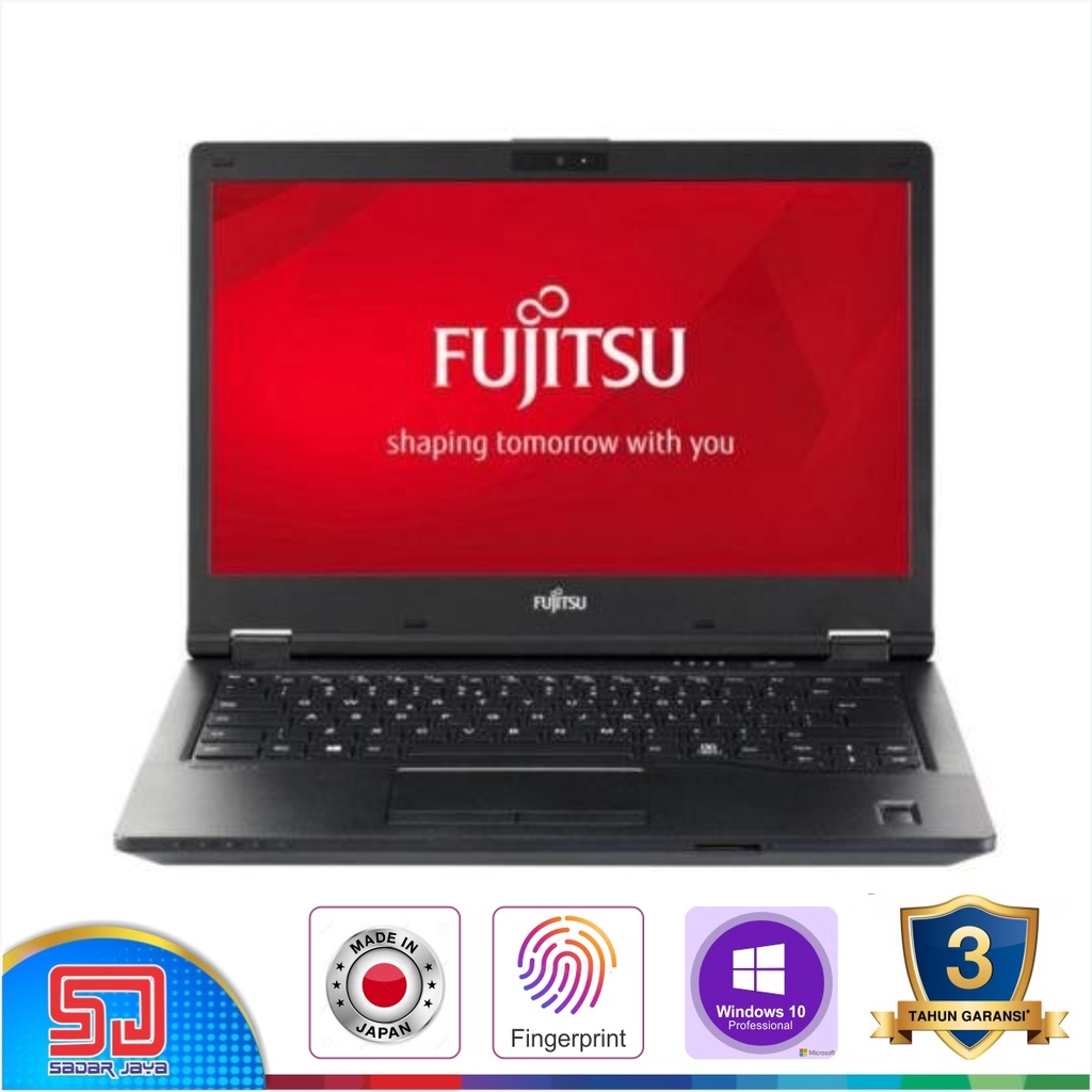 Fujitsu Lifebook E449 Core i3-8130U / SSD 256gb / 14&quot; / Win10 Pro / Laptop Bisnis