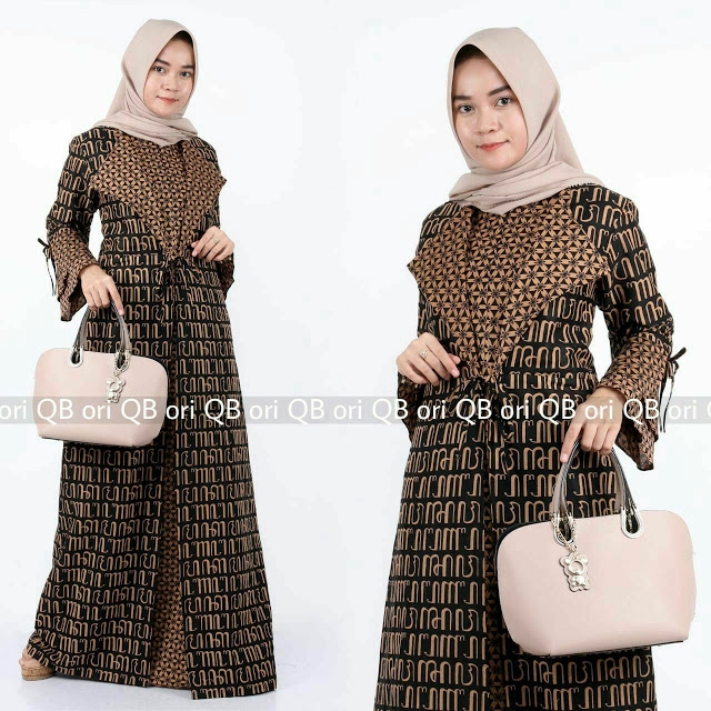 Gamis Batik Cardi Aksara