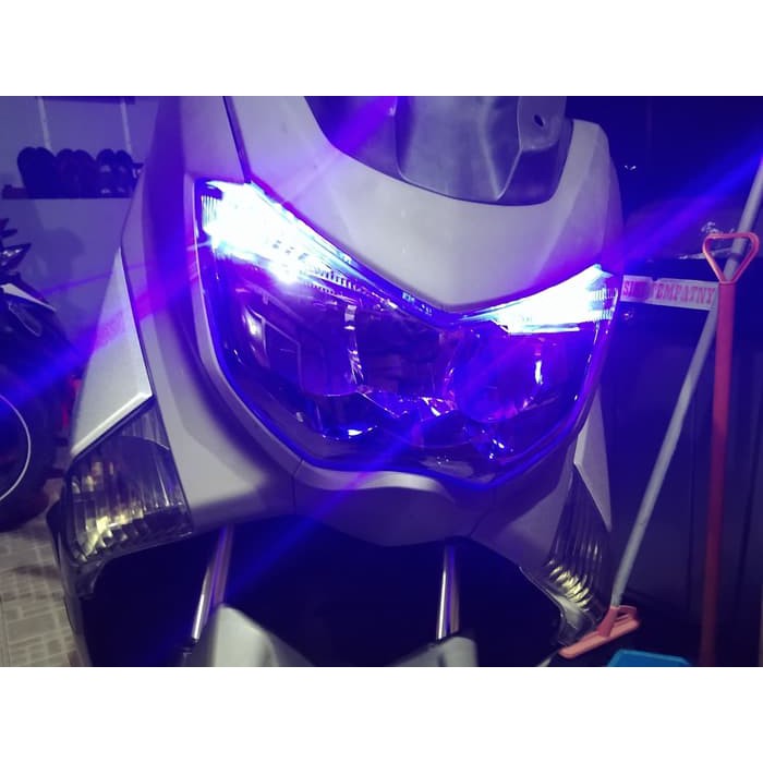 Lampu Senja Led Nmax Aerox Soul Gt Mio LED Crystal Biru 2 Pcs