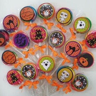 

Haloween Halloween Permen Lolipop isi 12pc Custom