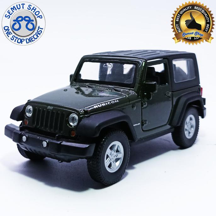 Welly Nex Jeep Wrangler Rubicon Roof Miniatur diecast Jeep wrangler