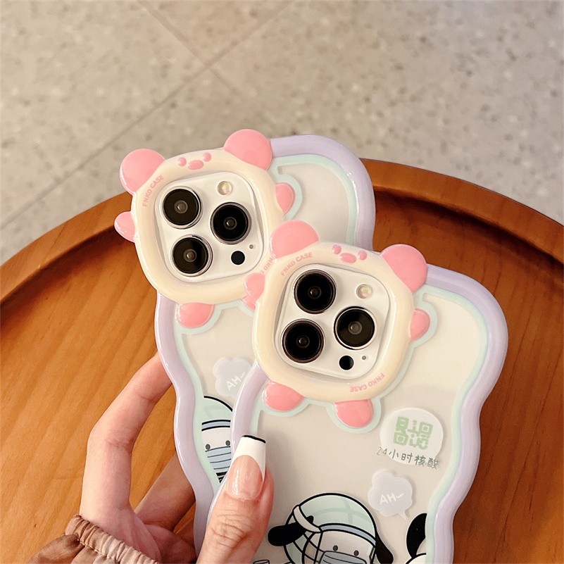 Casing iPhone 14 13 12 11 Pro Max X Xr Xs Max 7 8 6 6s Plus Motif Kartun Anjing Lucu