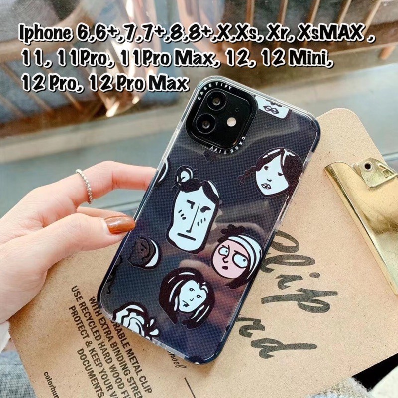 Straight Face Casetify Case Iphone 14 14Pro 14ProMax 6 6+ 7 7+ 8 8+ X Xs Xr XsMAX 11 11Pro 12 12Mini 12Pro 12 Pro Max 13Pro 13 13ProMax