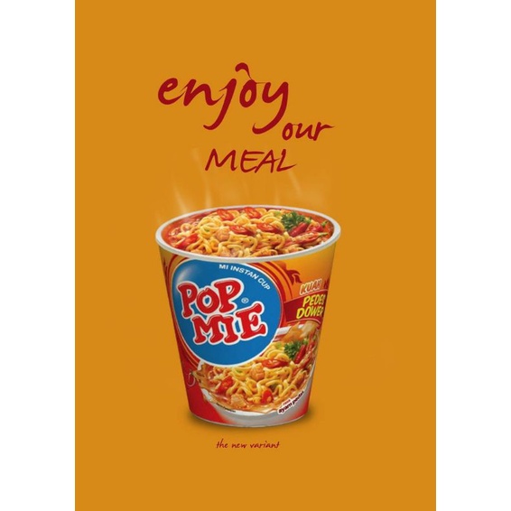 Pop mie kuah pedas gledek/Mie instan/Mie pedas/Ramen pedas instan/Pasta instan/Mie gledek