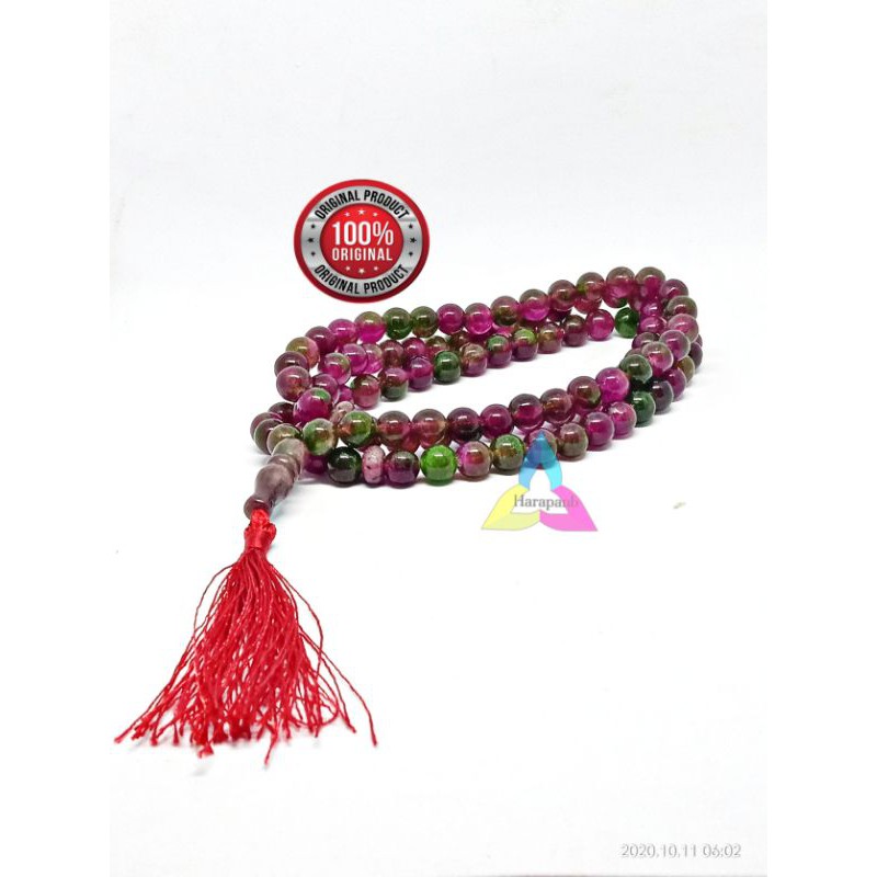 TASBIH BATU RUBY TANZANIA ASLI ISI 99