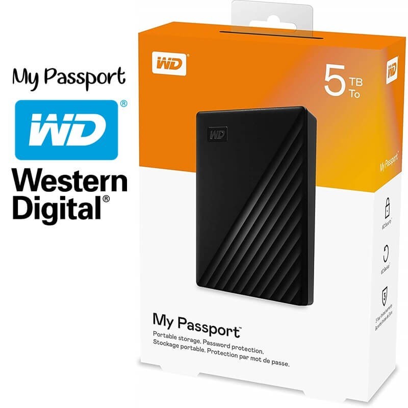 HD EXT WD PASSPORT 5 TB