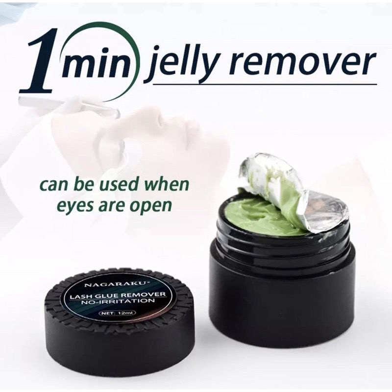 NAGARAKU REMOVER JELLY CREAM EYELASH EXTENSION REMOVER BULUMATA SAMBUNG/REMOVER