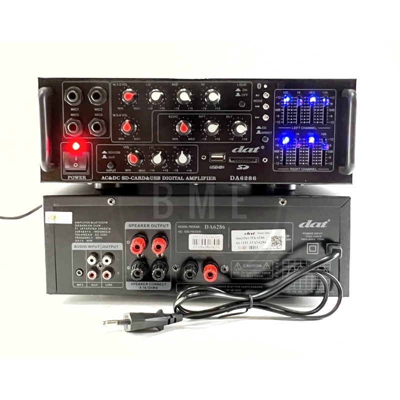 AMPLIFIER DAT DA 6286 AMPLI DAT DA6286