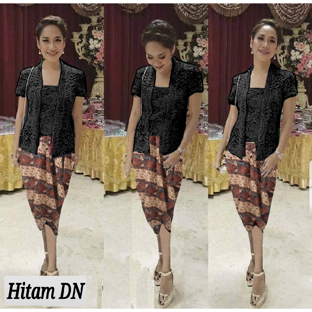 Set kebaya Kutubaru Vina brokat dewasa Shopee Indonesia