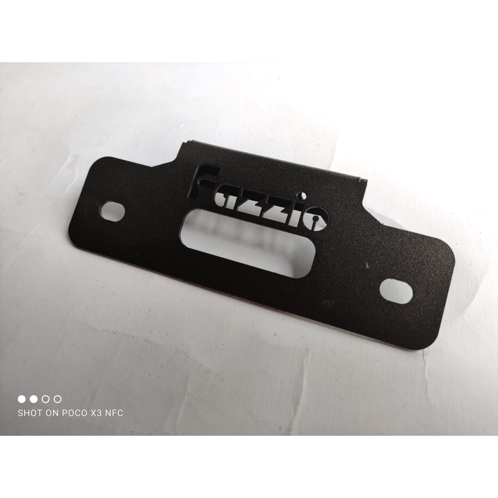 BREKET PLAT NOMOR DEPAN FAZZIO BRACKET PLAT NOPOL FAZZIO DUDUKAN PLAT