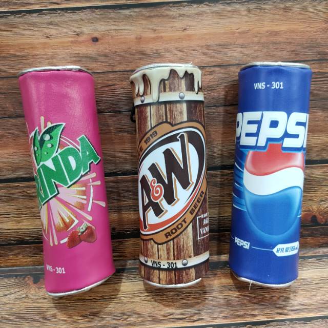 

Tempat Pensil Minuman Soft Drink Unik Pepsi AW Miranda dll