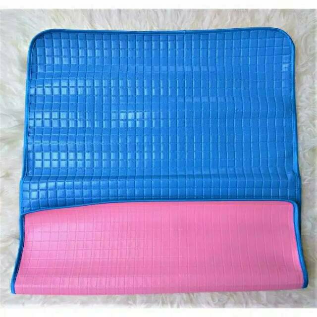 PERLAK BAYI ALAS OMPOL BAYI POLOS BIRU KEVIN 50 x 70 CM MATRAS WATERPROOF [GROSIR/ECER] BESTSELLER