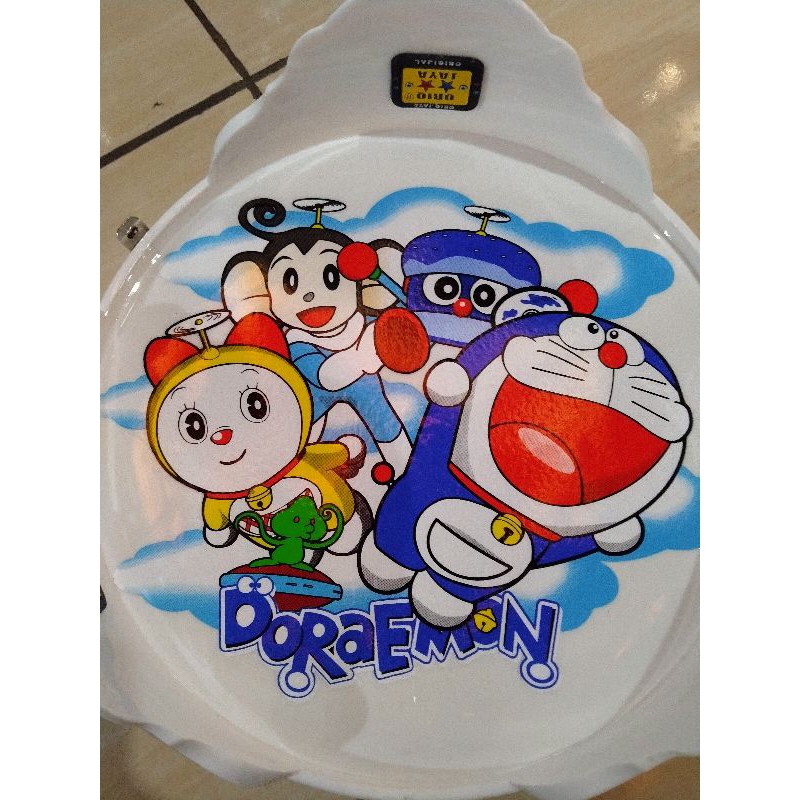 (BISA COD) TEBOK LOVEBIRD DECAL PVC DORAEMON ORIQ JAYA