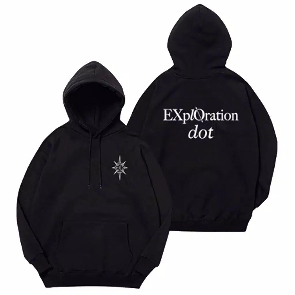 MURAH!!! HOODIE SWEATER EXO EXPLORATION DOT KPOP SEHUN SUHO BAEKHYUN KAI CHANYEOL