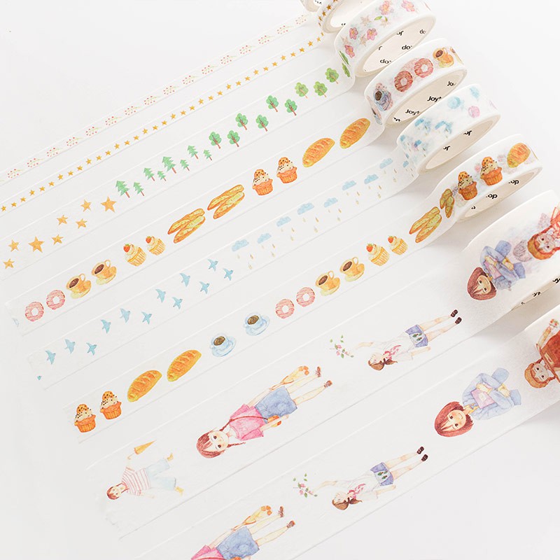 

Sticker Unik / Romance of Girl Assorted Masking Tape Set / Sticker