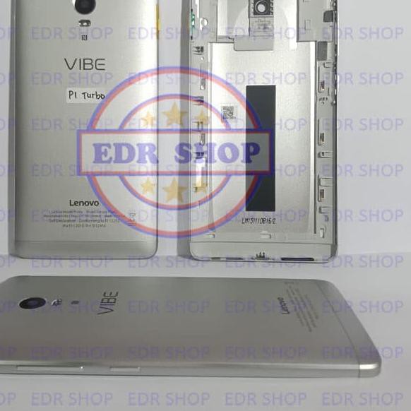✶ Casing Lenovo Vibe P1 Turbo P1a42 Backdoor Kesing Cover Belakang Grey ✰