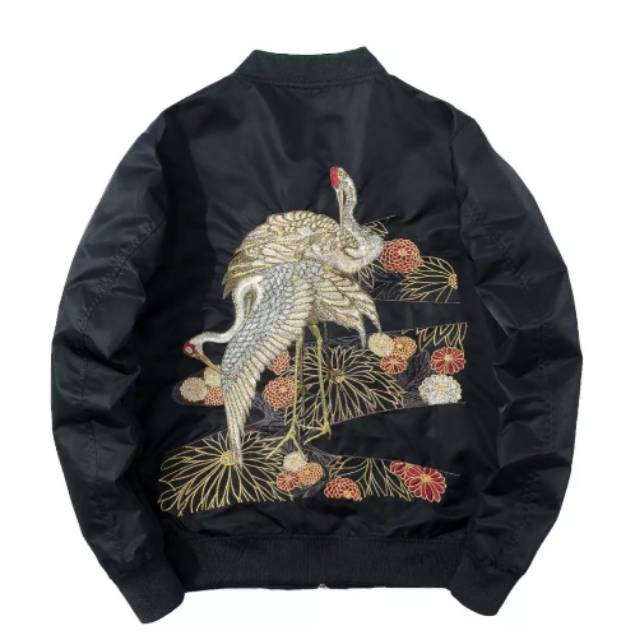 Sukajan couple stork Yokosuka