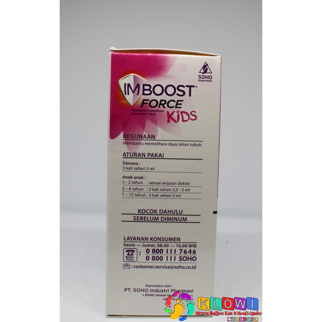 100% Original Imboost Force Kids Sirup  60 Ml / Suplemen Daya Tahan Tubuh