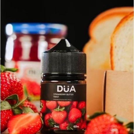 DUA BUTTER TOAST LIQUID 60ML SERIES 100% AUTHENTIC DUA FREEBASE LIQUID