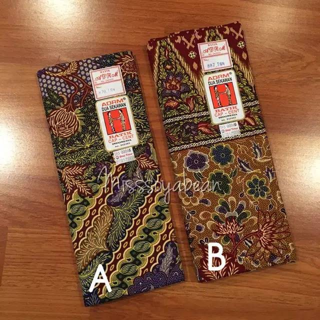 Sarung Kain Kebat Batik Samping ADRM Product By Dua Sekawan Indonesia Cap Cent Batik Halus Super Asl