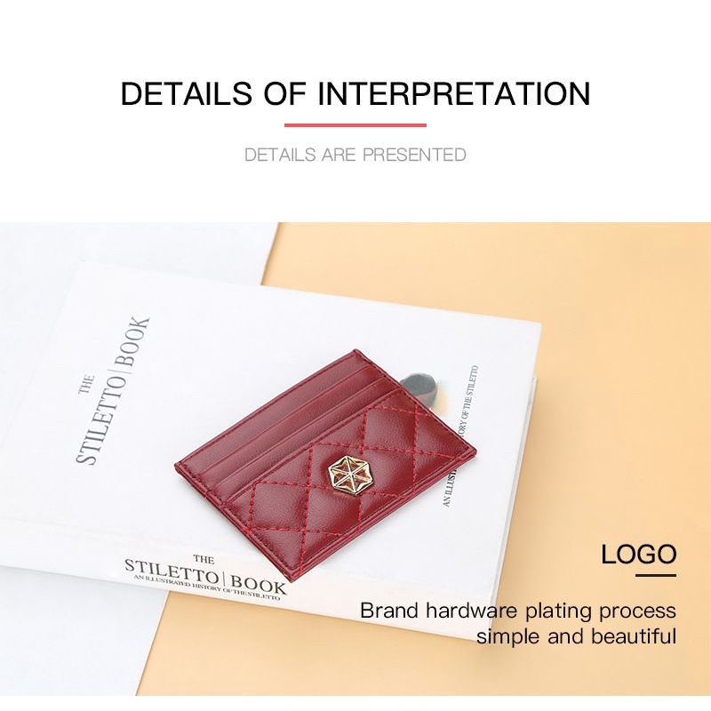 BOISEEN N1888 Dompet Kartu Wanita Bahan Kulit PU Leather Premium WATCHKITE WKOS