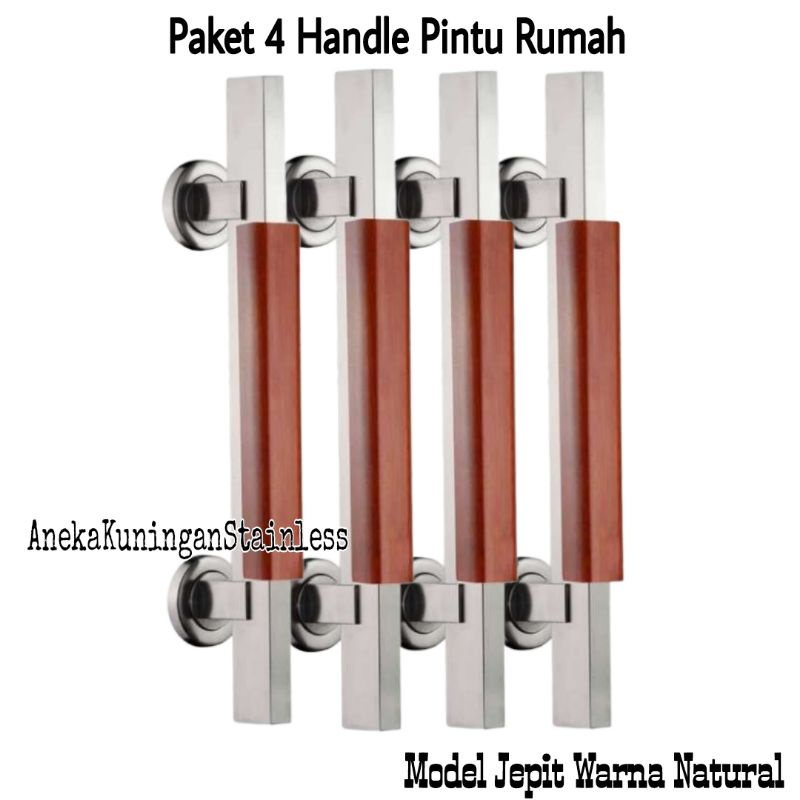 paket 4 handle pintu rumah 33cm set body kunci tarikan gagang pintu rumah minimalis handel hendel pintu rumah model jepit kunci pintu rumah murah berkualitas