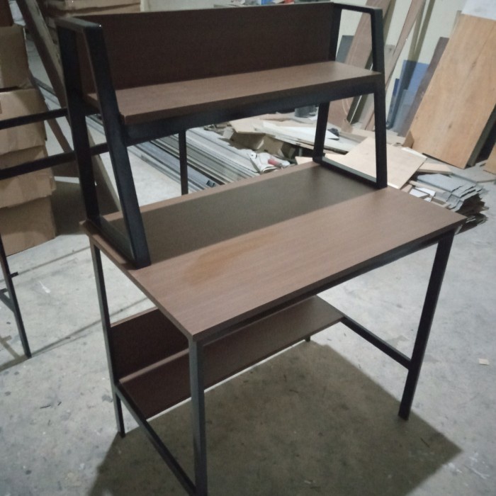 Meja belajar meja komputer modern minimalis