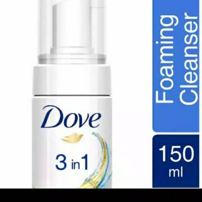 Dove 3 in 1 Make-Up Removing Foaming Cleanser 150Ml