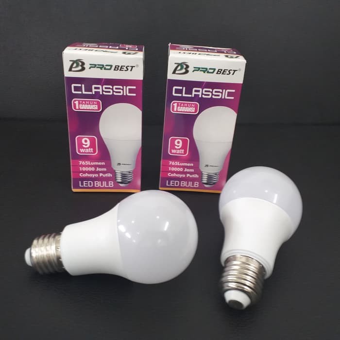 LAMPU BOHLAM LED  PROBEST CLASSIC 9 WATT