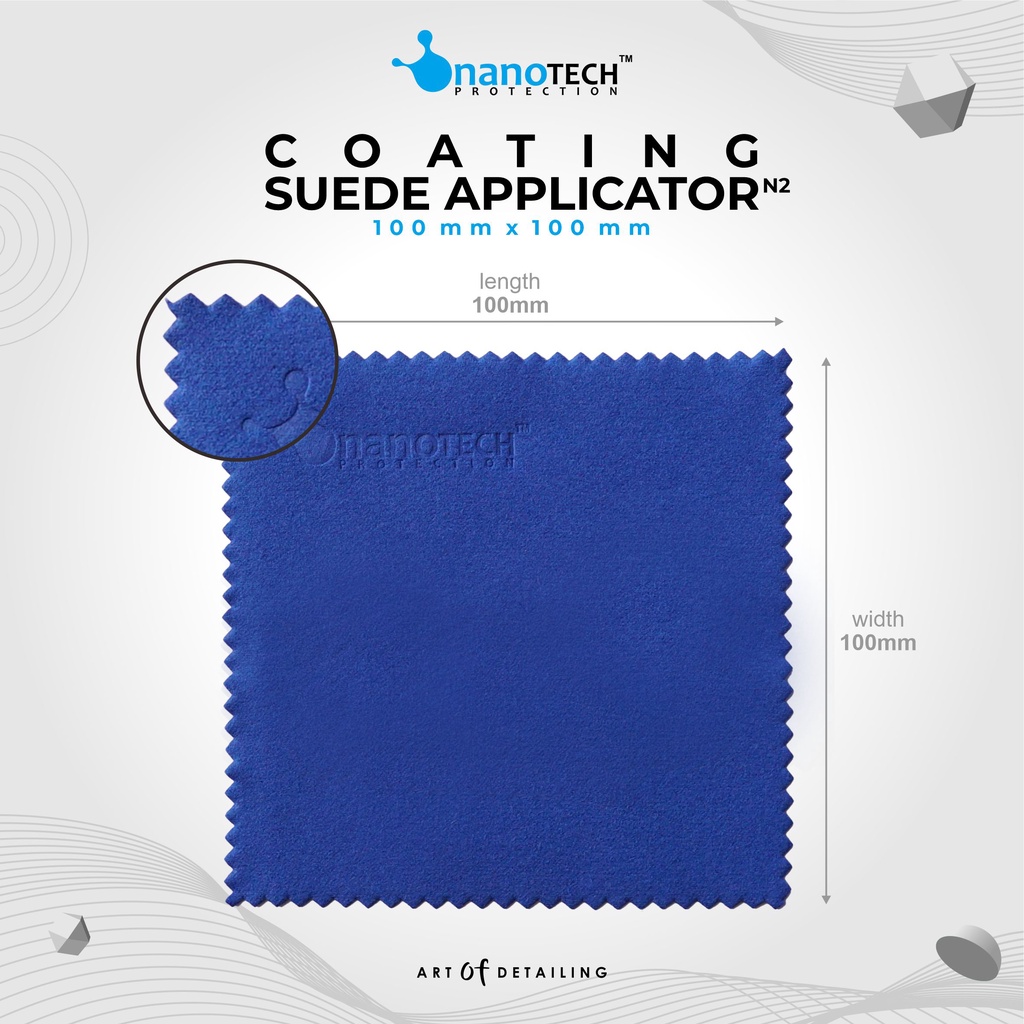 KAIN SUEDE APPLICATOR NANO CERAMIC COATING - NANOTECH PROTECTION - KAIN APLIKATOR PAD COATING - SUEDE CLOTH PREMIUM QUALITY