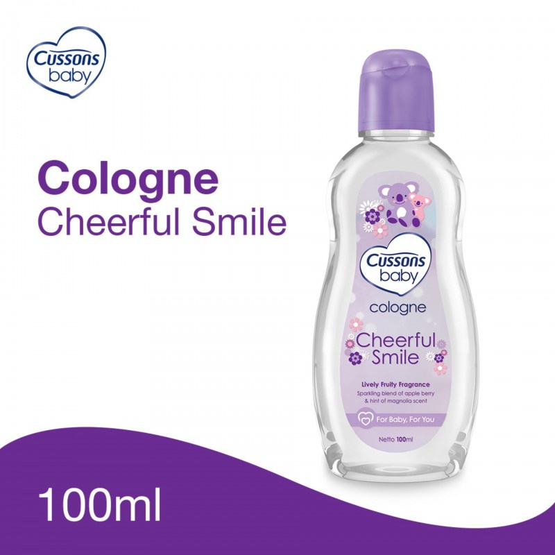 CUSSONS BABY COLOGNE 100ML CHEERFUL SMLIE / PARFUME BAYI