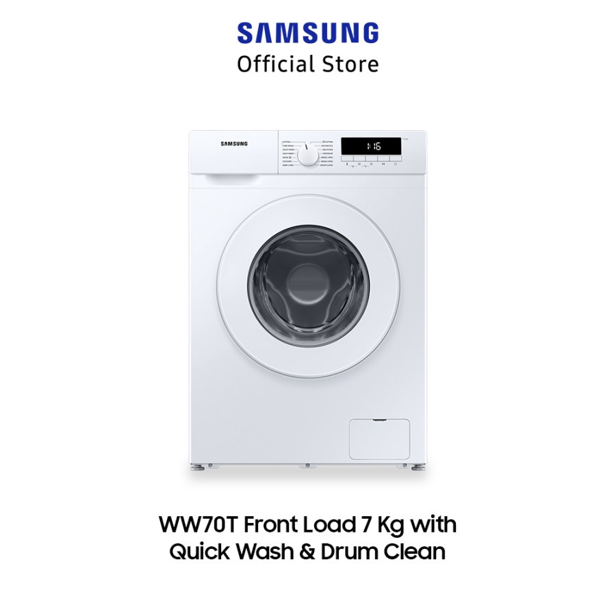 Samsung Mesin Cuci Front Loading 7 Kg Quick Wash WW70T3020WW/SE WW 70T