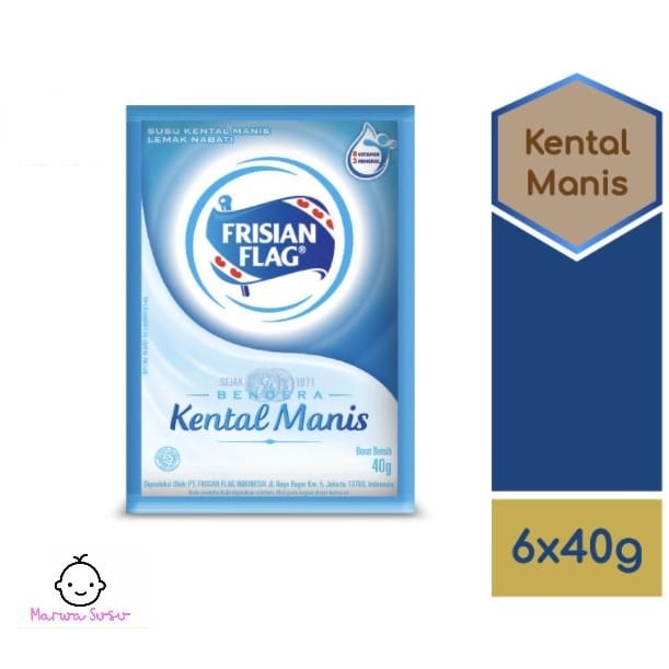 

Frisian Flag susu Kental Manis putih Sachet ( isi 6pc)
